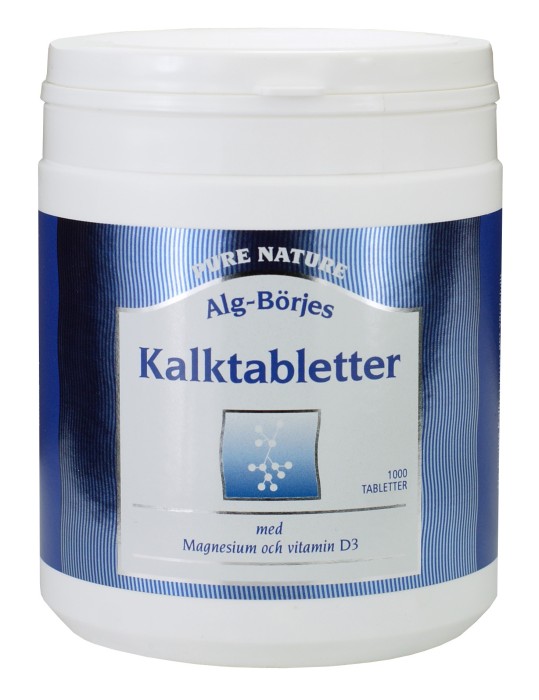 Kalktabletter 1000 st från Alg-Börje – tabletter