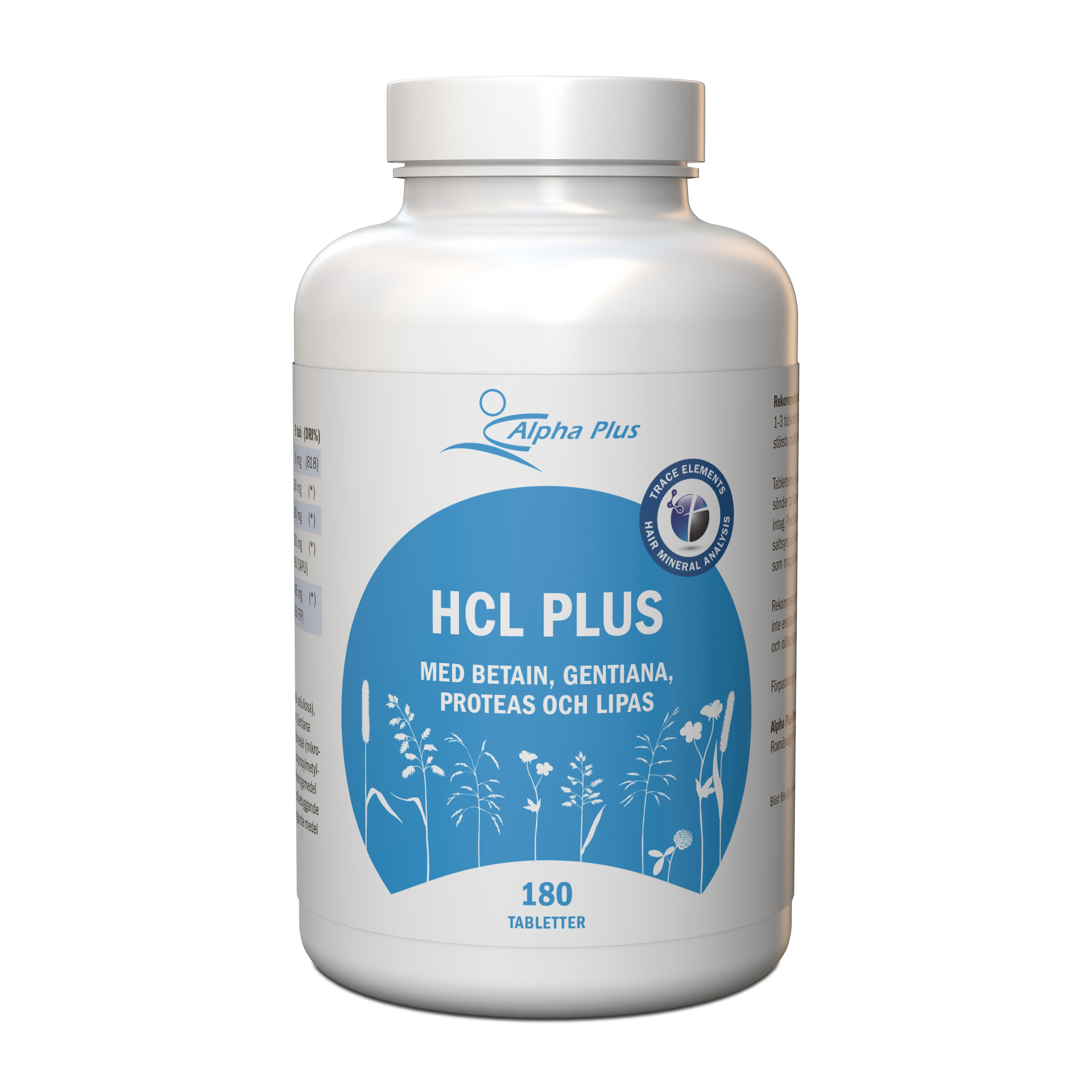 HCL Plus 180 tabletter från Alpha Plus HMA – tabletter