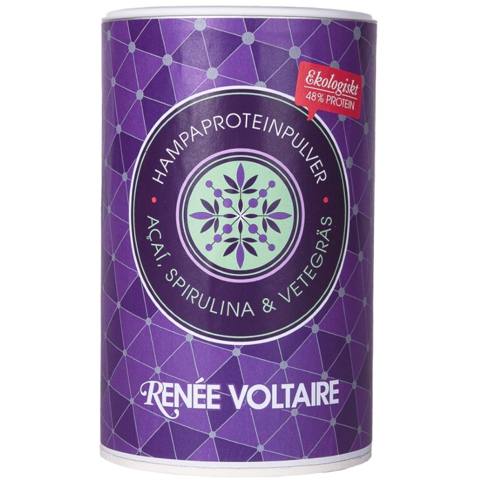 Renée Voltaire Hampaprotein Mix Acai, Spirulina & Vetegräs 400 g från Renée Voltaire – pulver