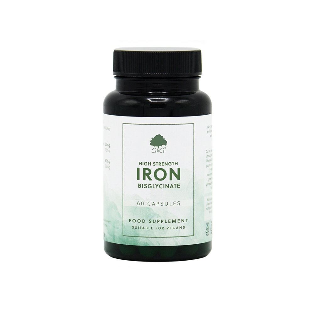 Järn 50mg 60 kapslar från G&G Vitamins – kapslar