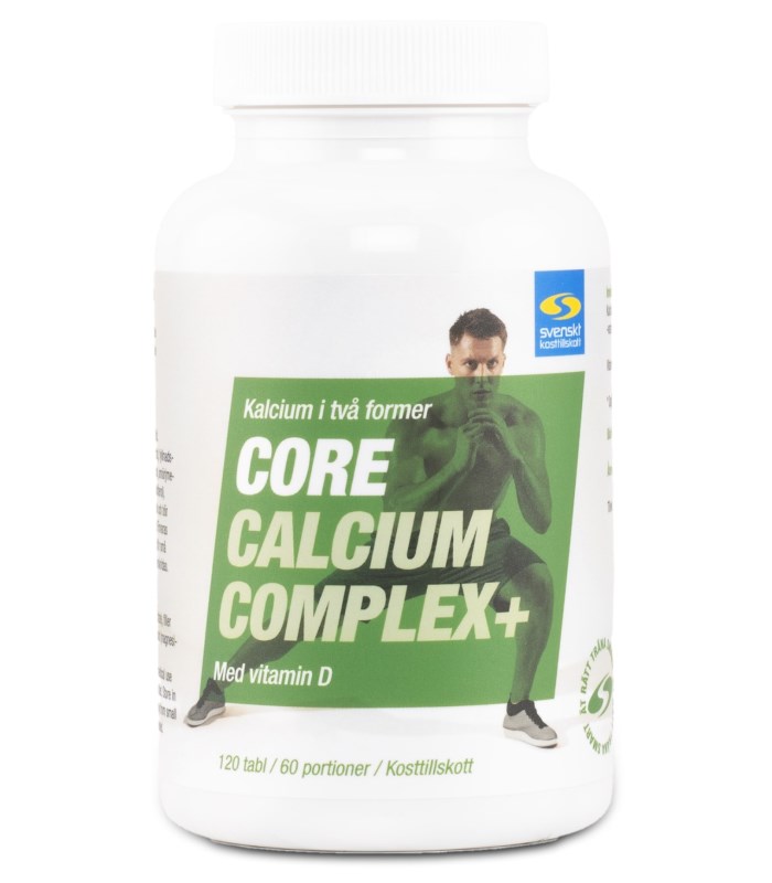 Core Calcium Complex+ från Svenskt Kosttillskott – tabletter