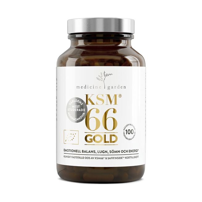 KSM66 GOLD EKO 100 kapslar från MedicineGarden – kapslar