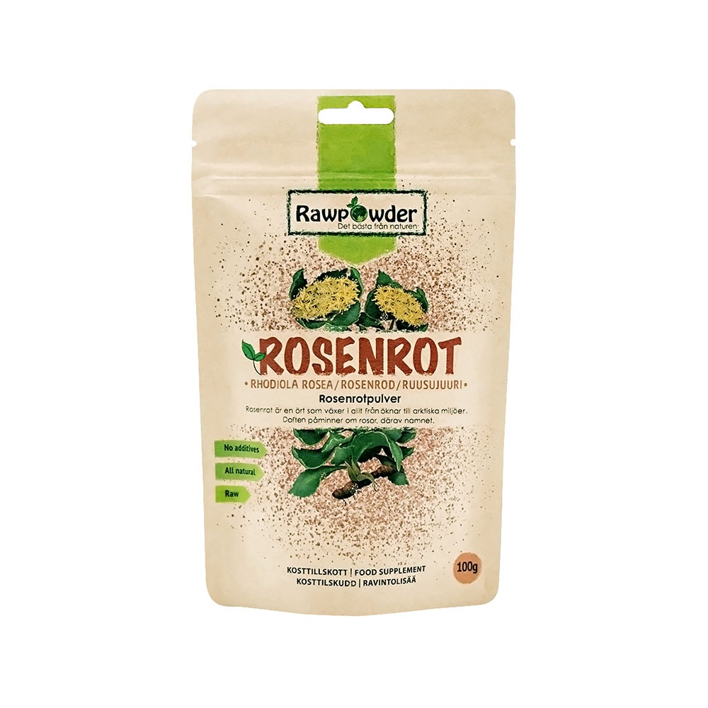 Rosenrot Pulver 100g från Rawpowder – pulver