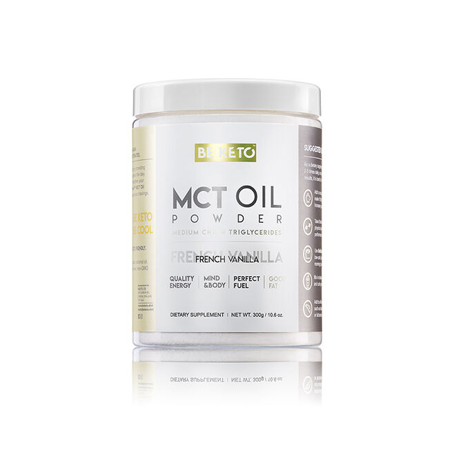KETO MCT Oil Powder 300 g French Vanilla från BeKeto – pulver