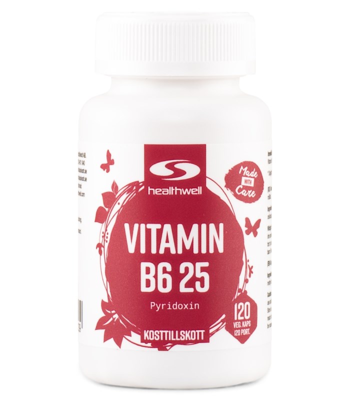 Healthwell Vitamin B6 25 från Healthwell – kapslar