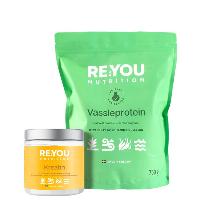 Träningspaket från RE:YOU – pulver