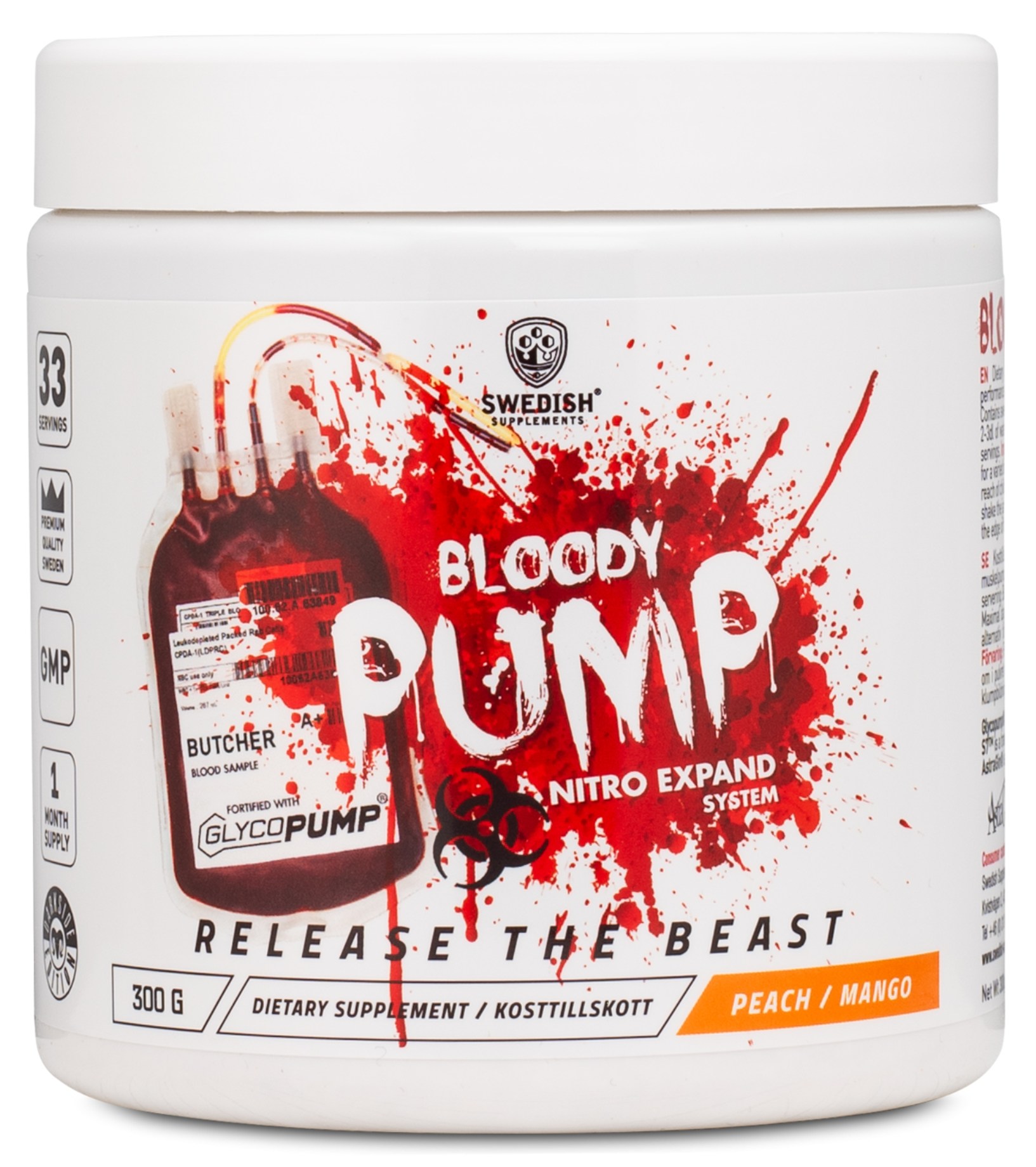 Swedish Supplements Bloody Pump från Swedish Supplements – pulver