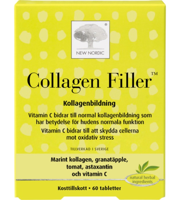 New Nordic Collagen Filler 60 tabletter från New Nordic – tabletter