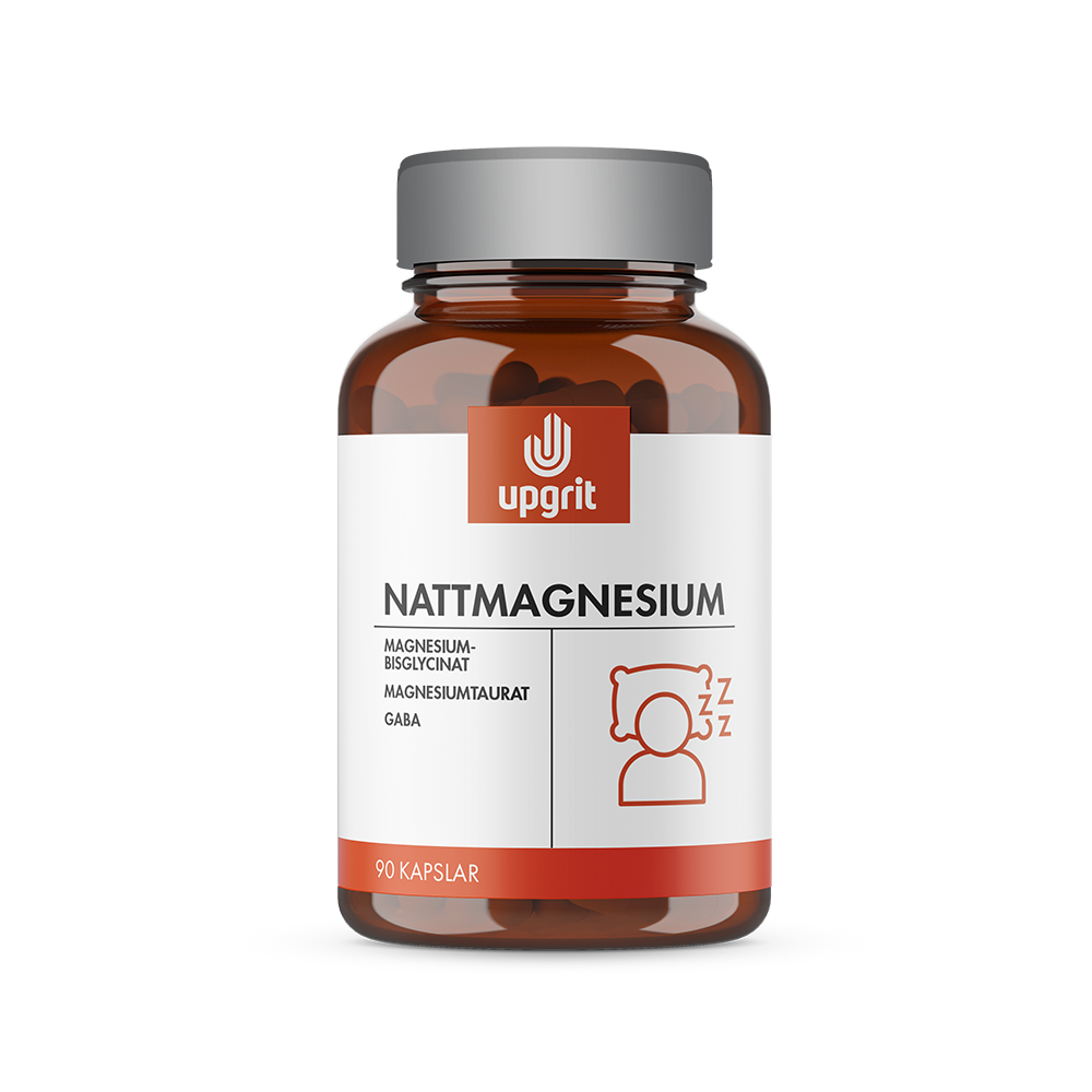 Nattmagnesium 90 kapslar från Upgrit – kapslar
