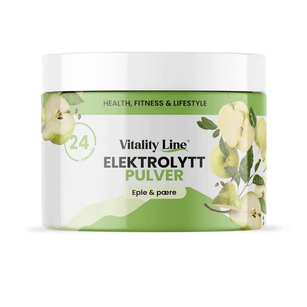 Elektrolytpulver Äpple och Päron 120g från Vitality Line – pulver