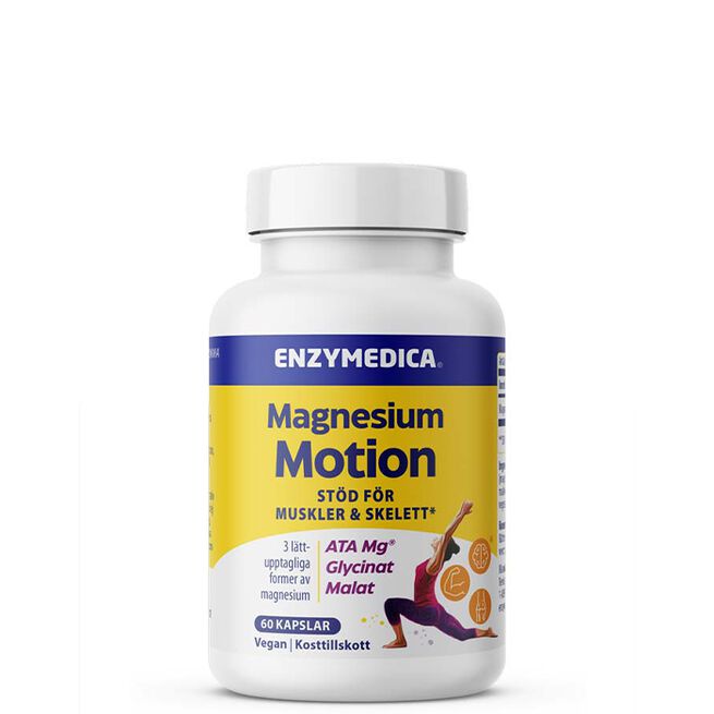 Magnesium Motion 60 kapslar från Enzymedica – kapslar