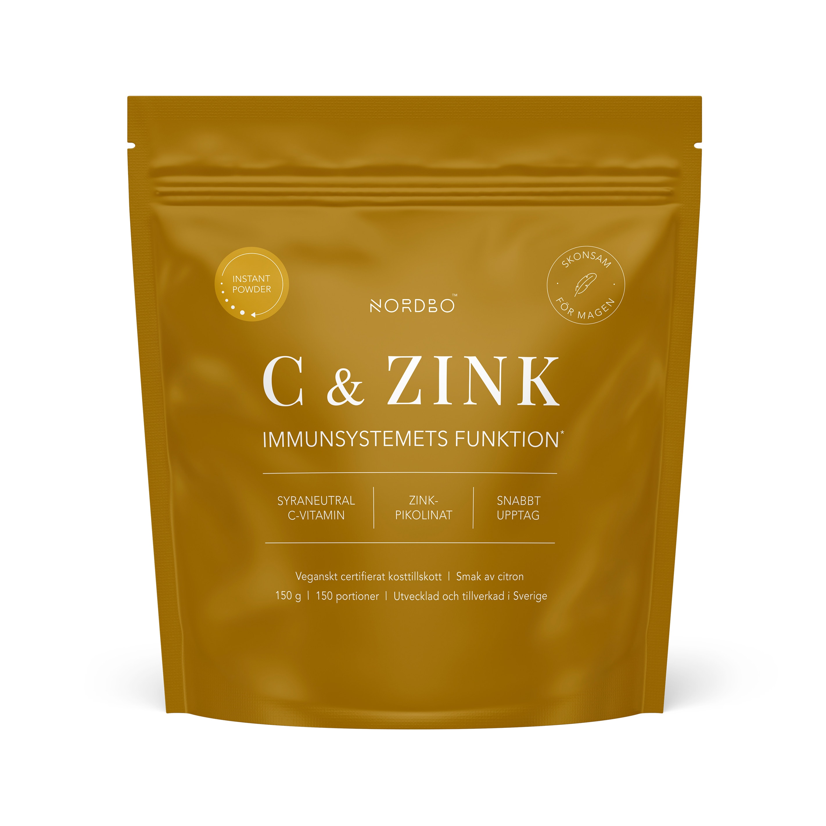 C & Zink 150g Instant Powder från Nordbo – pulver
