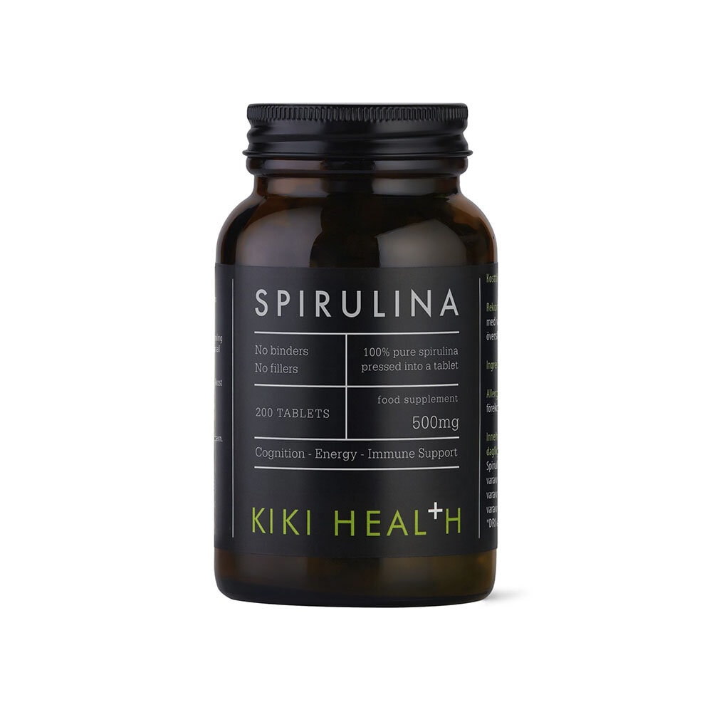 Premium Spirulina Tablets 200 tabletter från Kiki Health – tabletter