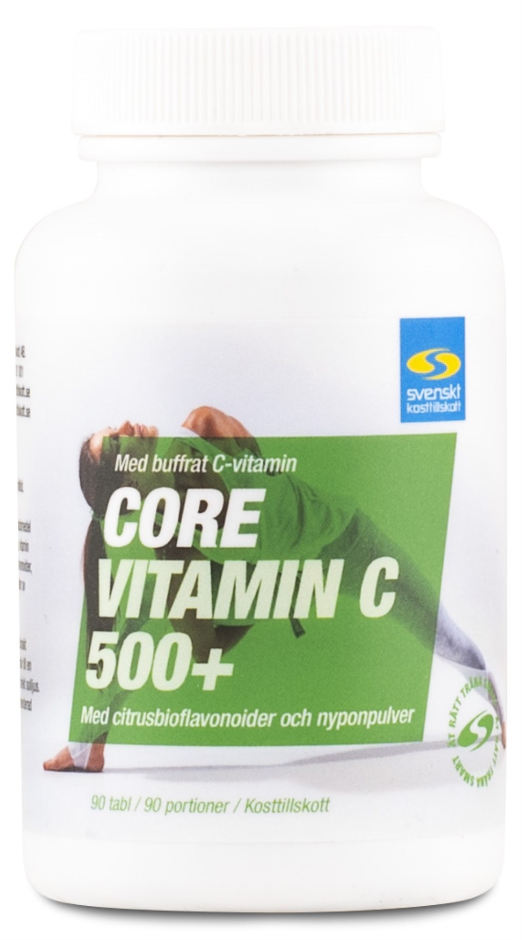 Core Vitamin C 500+ från Svenskt Kosttillskott – tabletter