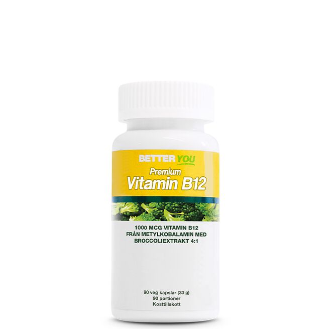 Premium Vitamin B12 90 kapslar från Better You – kapslar