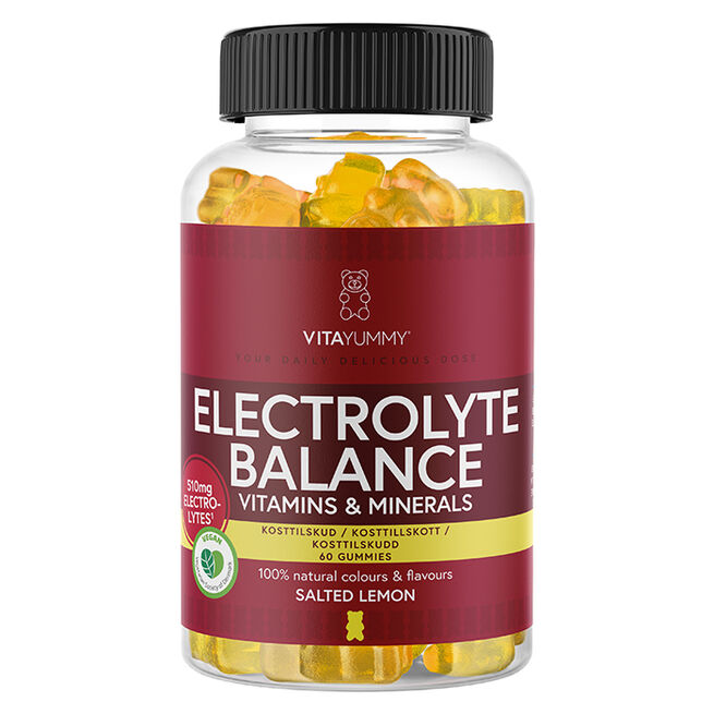 Electrolyte Balance Salted Lemon 60 stk från VITAYUMMY – annat