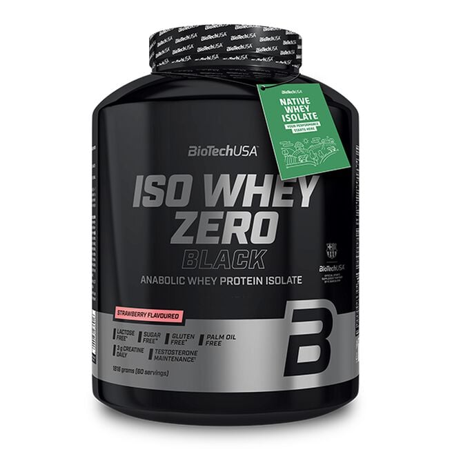 Iso Whey Zero Black Vassleproteinisolat 1816 g från Biotech USA – pulver