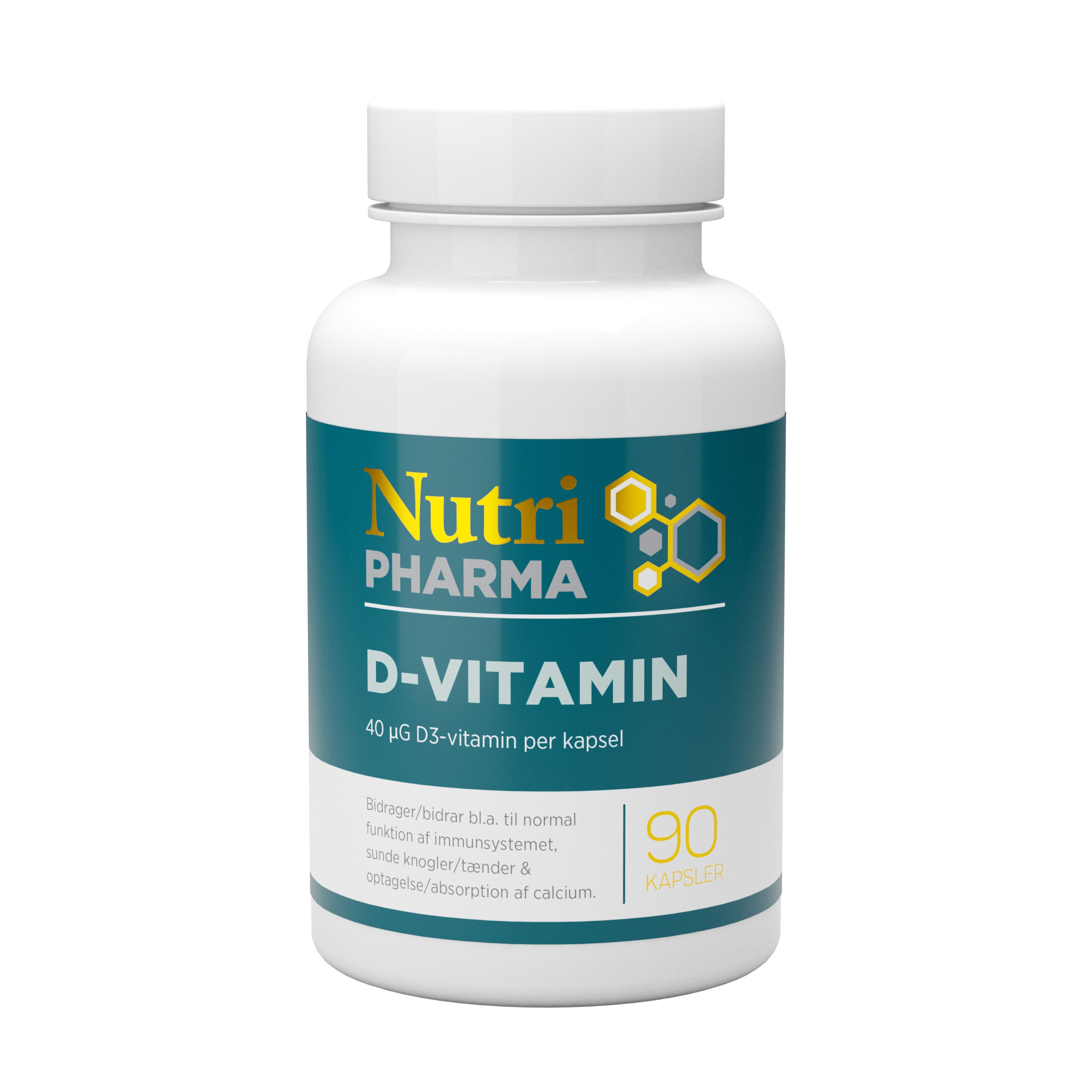 D-vitamin 90 kapslar från Nutri Pharma – kapslar