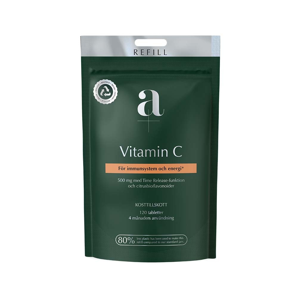 Vitamin C TR 120 tabletter Refill från A+ – tabletter