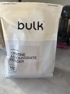 Creatine Monohydrate Powder från Bulk – pulver