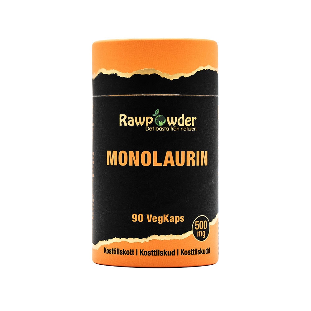 Monolaurin 500mg 90 kapslar från Rawpowder – kapslar