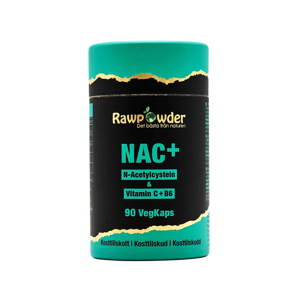 NAC+ 90 kapslar från Rawpowder – kapslar