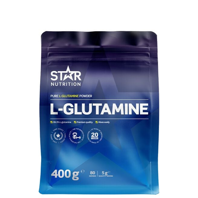 L-Glutamine, 400 g från Star Nutrition – pulver
