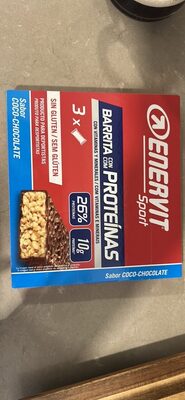 Barritas con proteínas sabor coco y chocolate från Enervit – bar