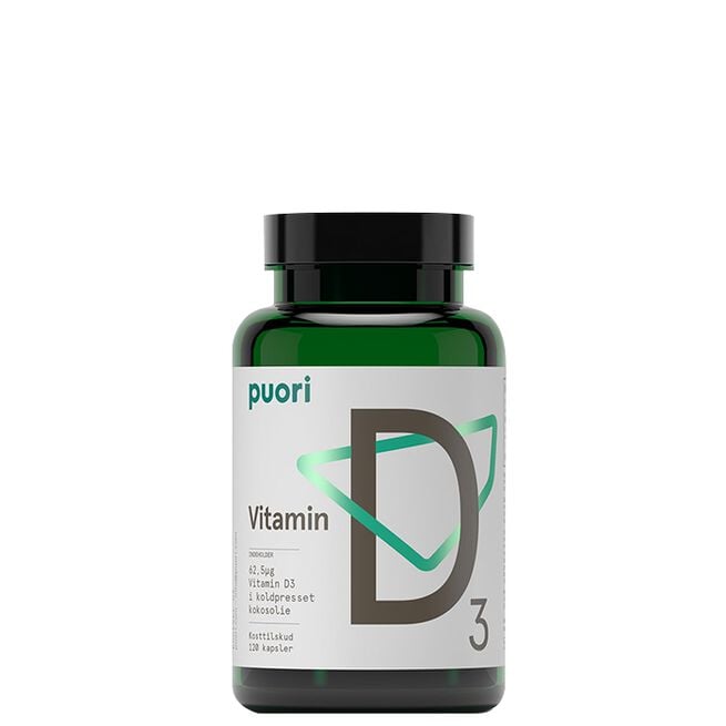 D-vitamin 120 kapslar från Puori – kapslar