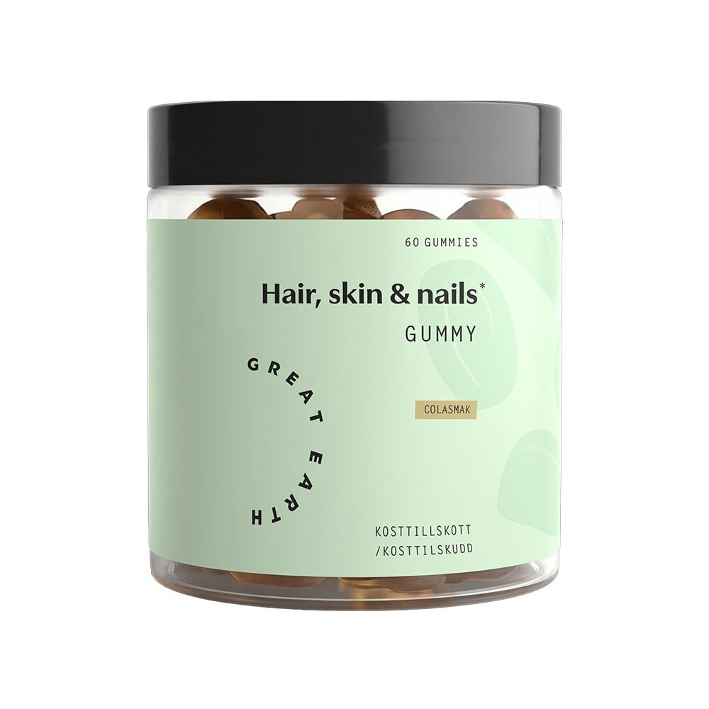 Hair, skin & nails 60 Gummies från Great Earth – bar