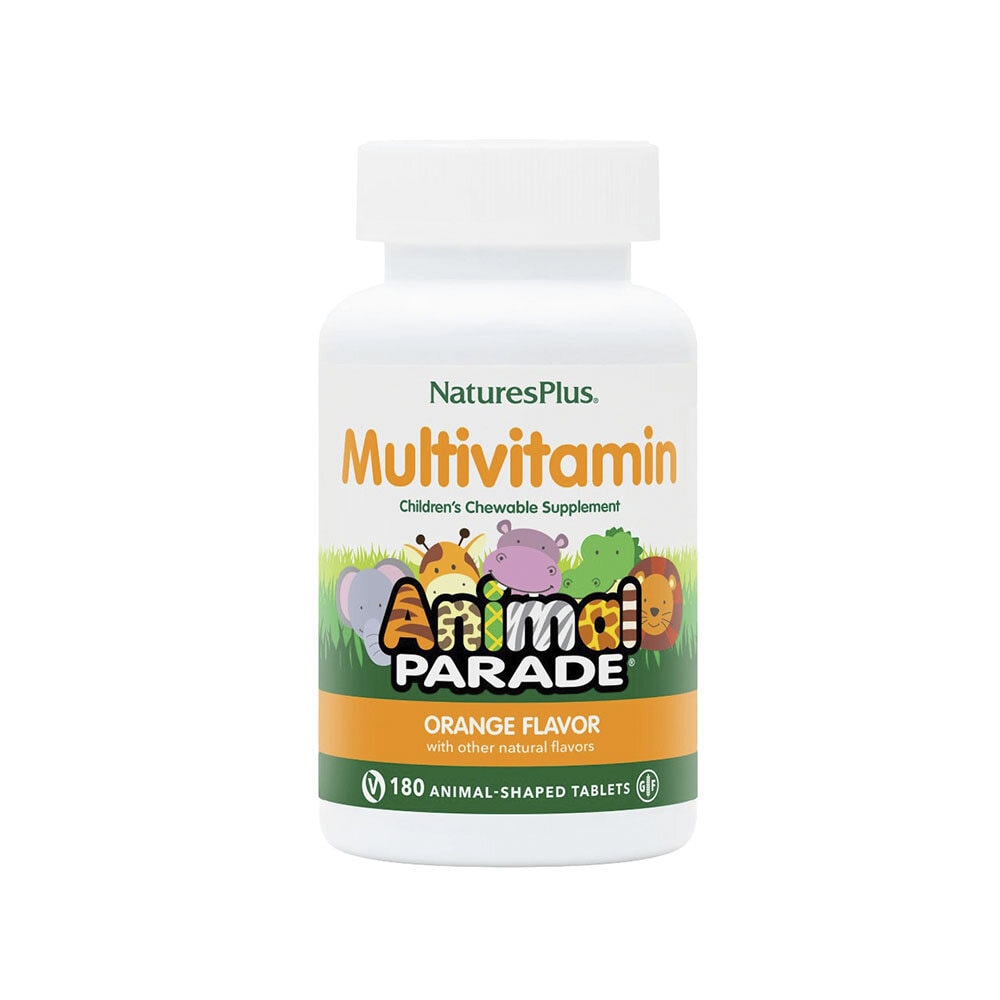 Multivitamin Apelsin Barn 180 tuggtabletter från Animal Parade – tabletter