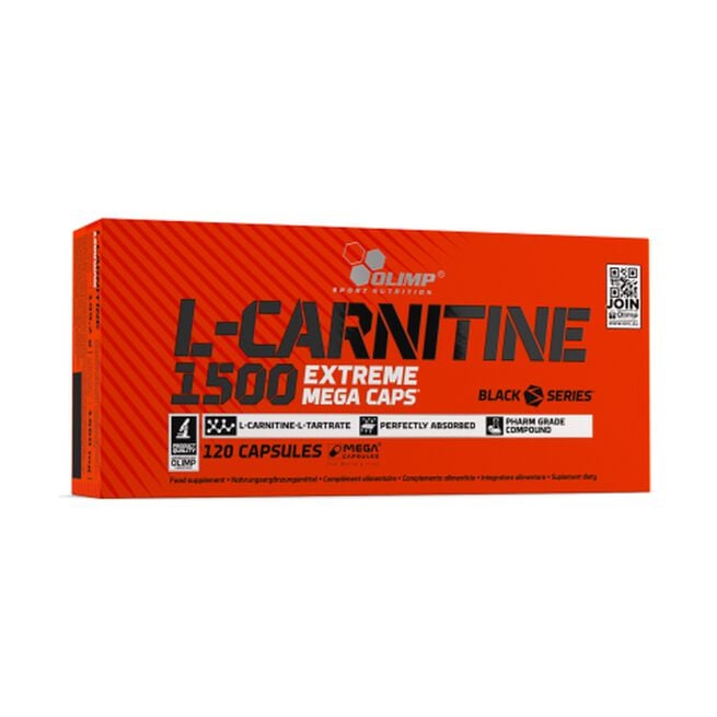 L-Carnitine 1500 Extreme, 120 mega caps från Olimp Sports Nutrition – kapslar