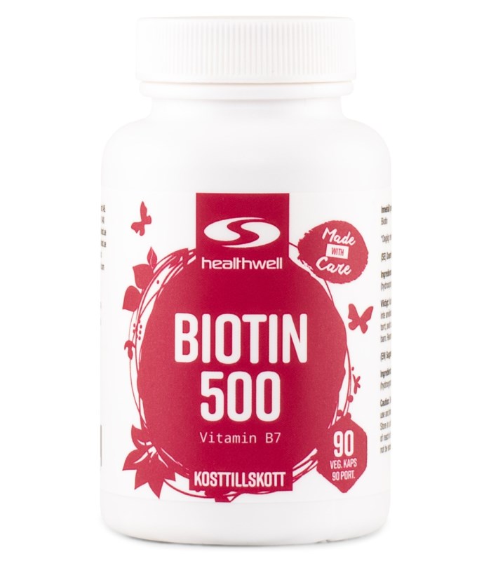 Healthwell Biotin 500 från Healthwell – kapslar