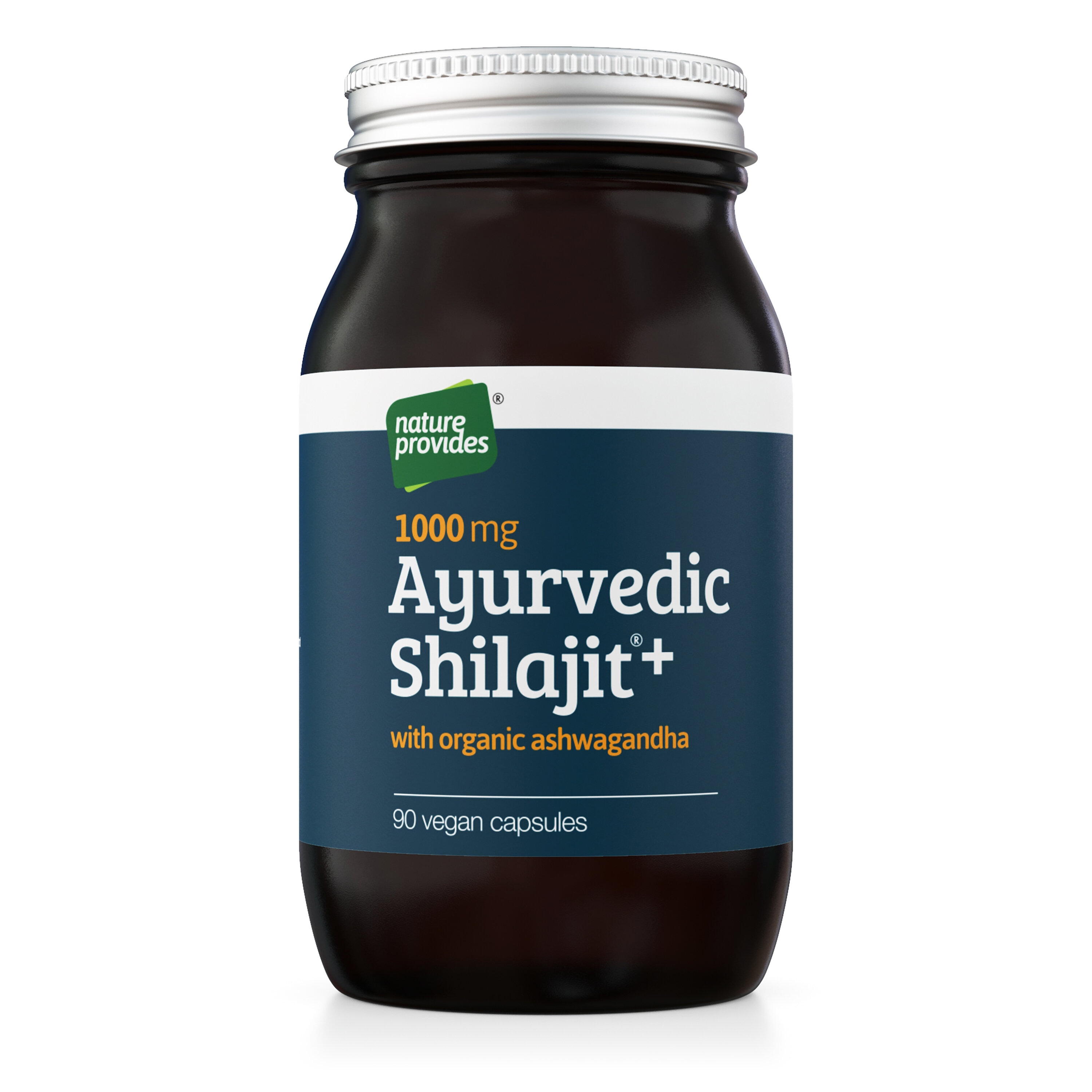 Shilajit & Ashwagandha 90 kapslar från Nature Provides – kapslar