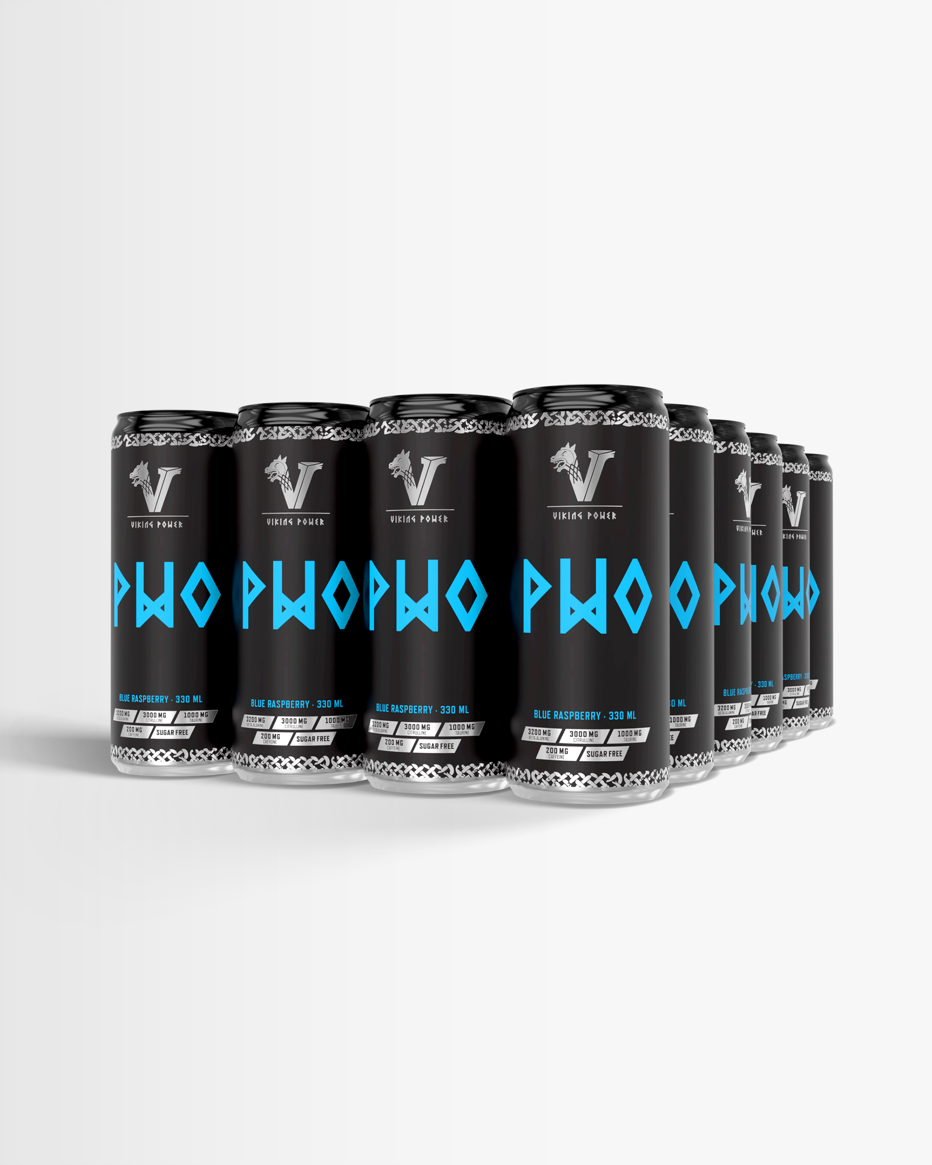 PWO Energidryck Flak 24-pack från Viking Power – vätskor