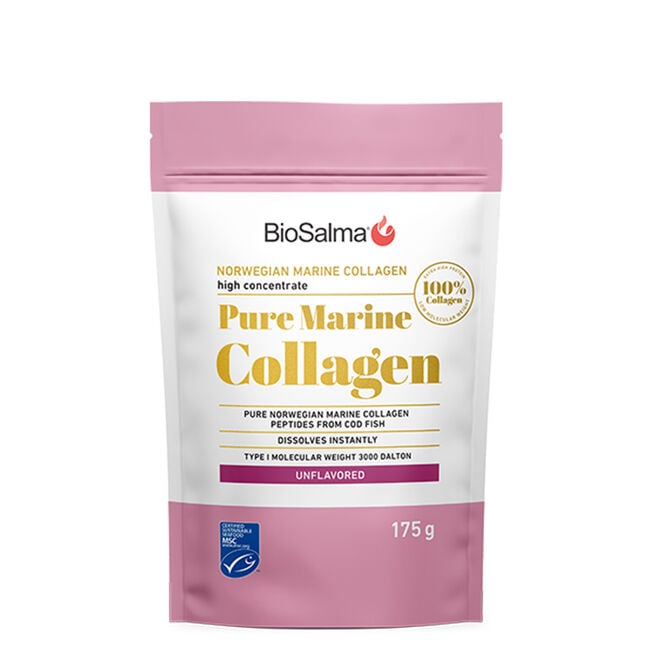 Pure Norwegian Marine Collagen 175g från BioSalma – pulver