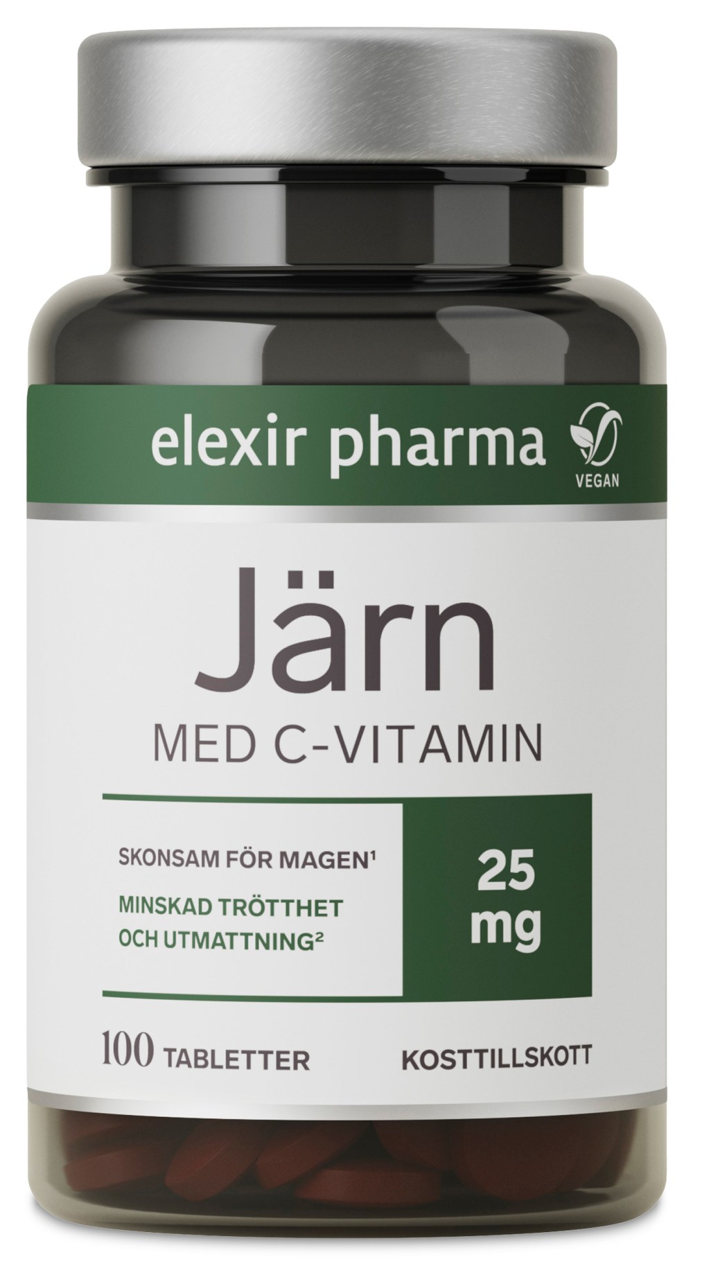 Elexir Pharma Järn med C-Vitamin från Elexir Pharma – tabletter