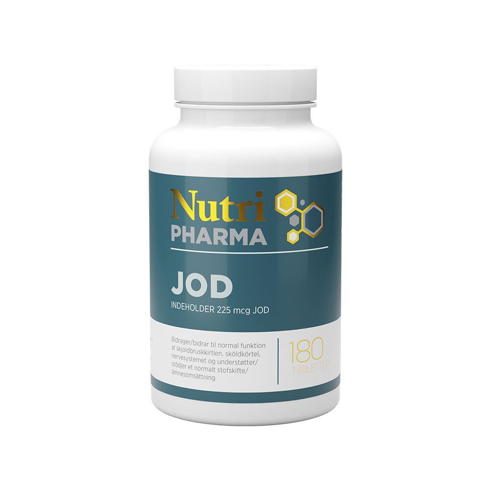 Jod 180 tabletter från Nutri Pharma – tabletter