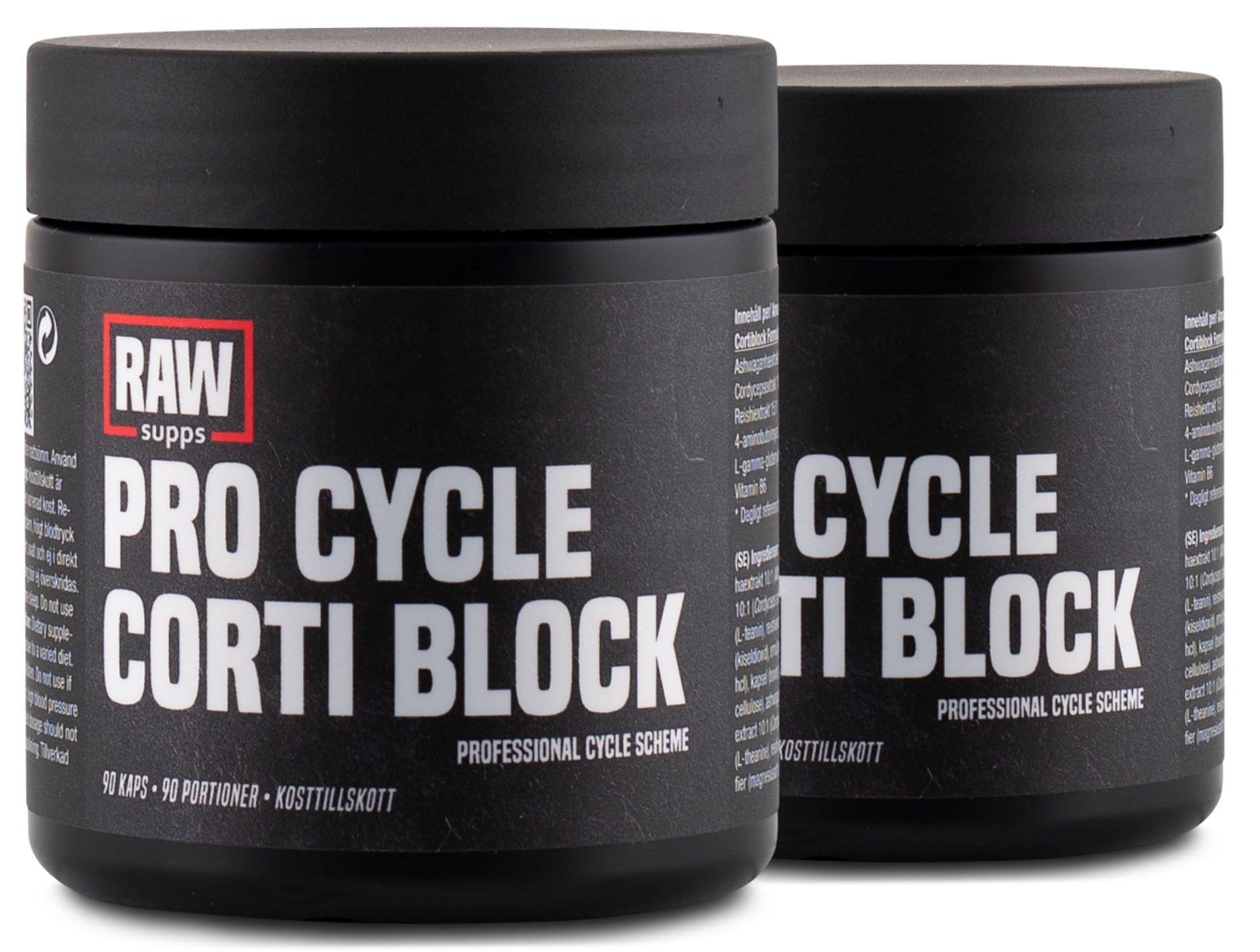 RAW Pro Cycle Corti Block från RAW Supps – kapslar