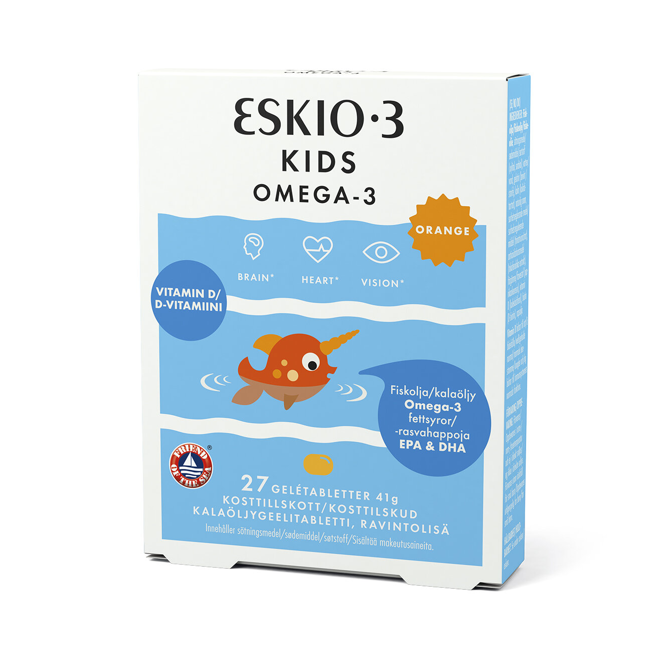 Eskio-3 Kids Chewable + D-vitamin 27 tabletter från Eskio-3 – tabletter