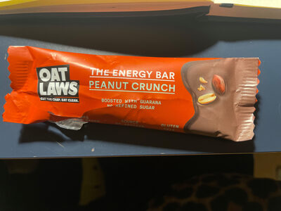 the energy bar, peanut crunch från Oat Laws – bar