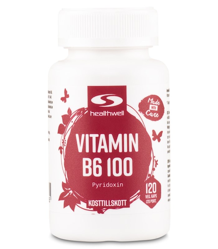 Healthwell Vitamin B6 100 från Healthwell – kapslar