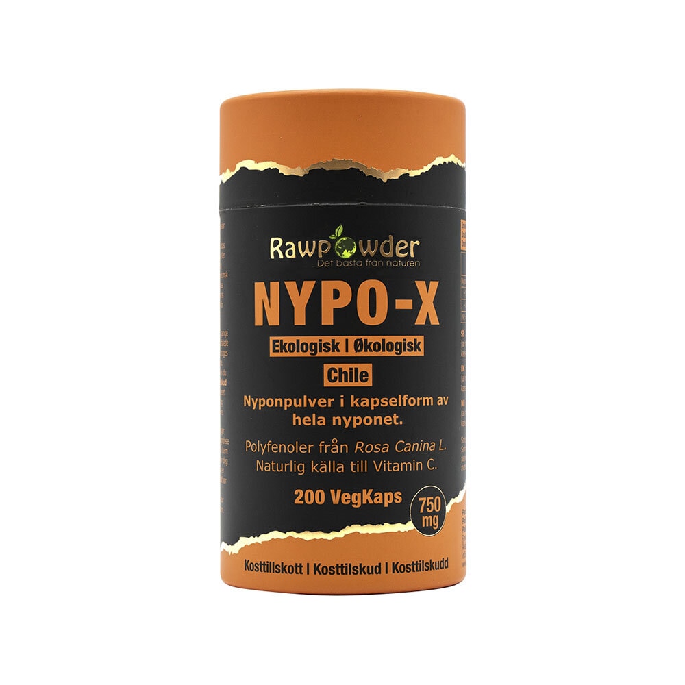 Nypo-X 750mg 200 vegetabiliska kapslar från Rawpowder – kapslar