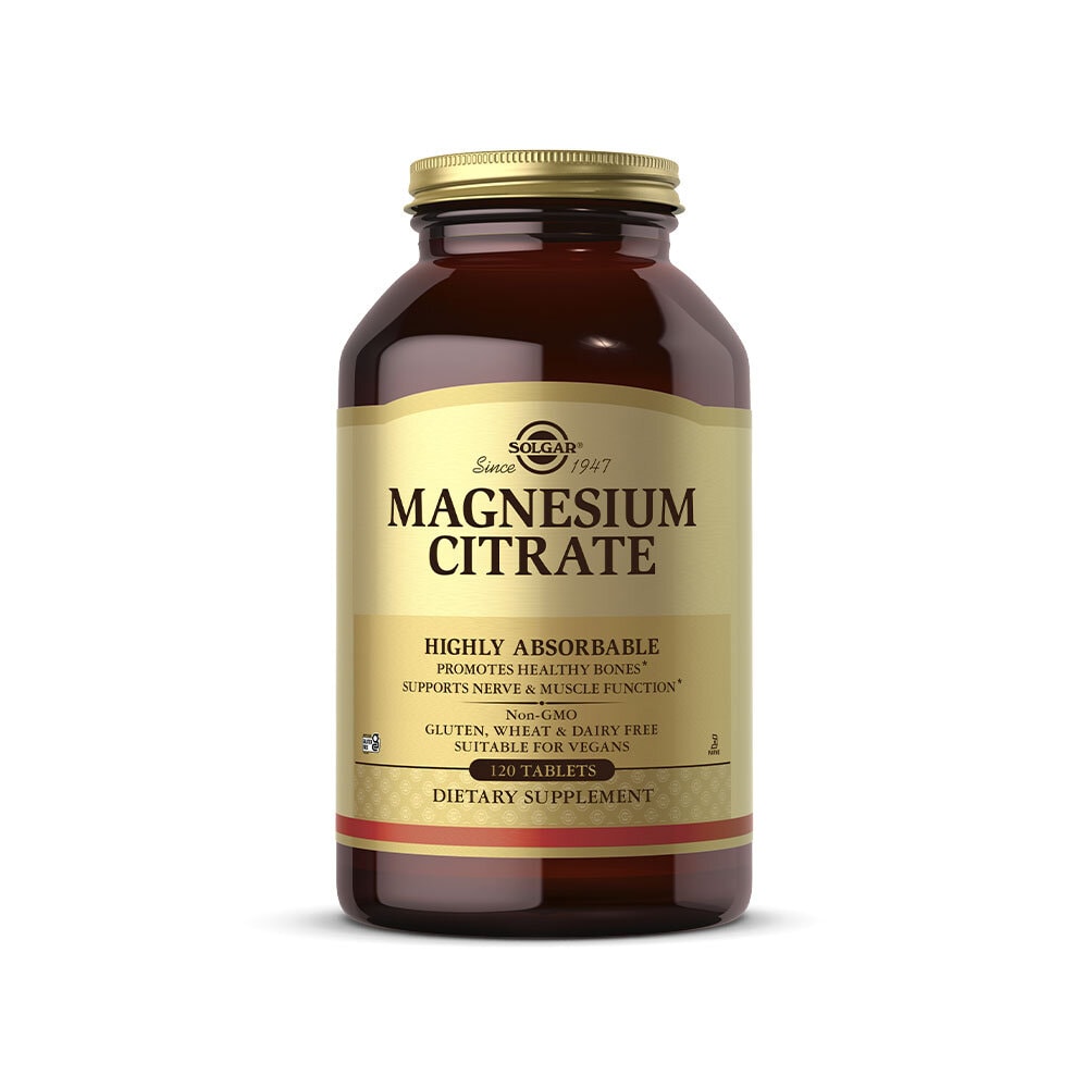 Magnesium Citrate 120 tabletter från Solgar – tabletter