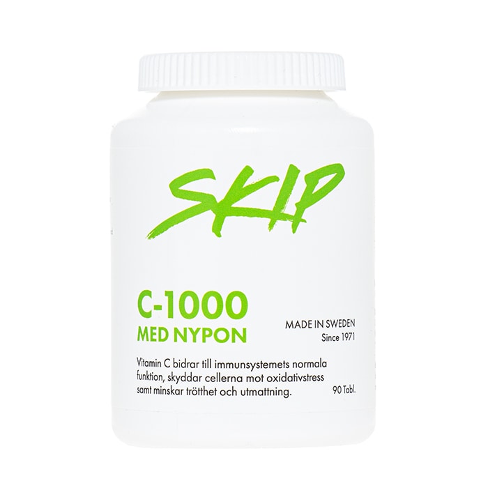 C-vitamin sockerfri 1000mg 90 tabletter från Skip Nutrition – tabletter