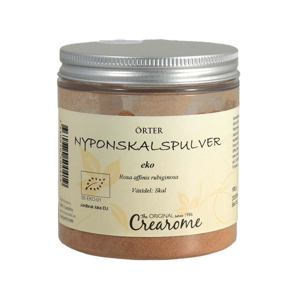 Nyponskalspulver 100ml från Crearome – pulver