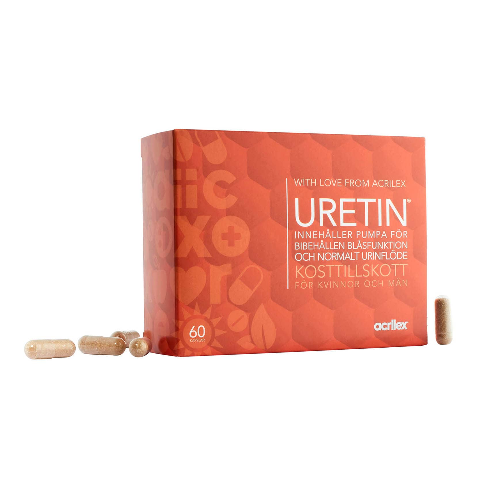 Uretin 60 kapslar från Acrilex – kapslar