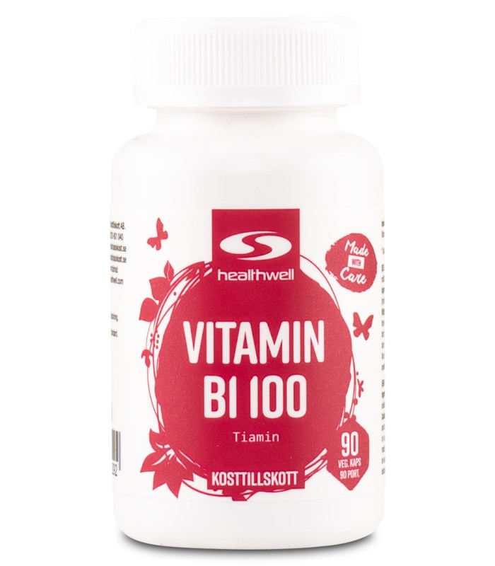 Healthwell Vitamin B1 100 från Healthwell – kapslar