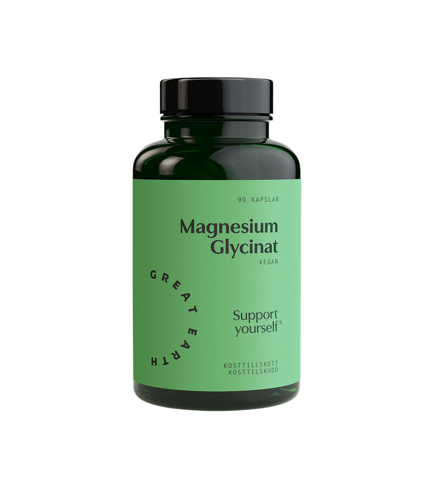 Magnesiumglycinat från Great Earth – kosttillskott