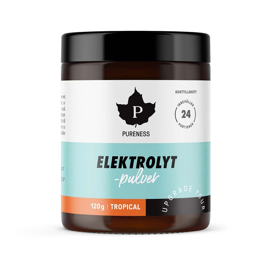 Elektrolytpulver Tropical 120g från Pureness – pulver